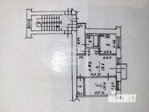 2-к квартира, вторичка, 46м2, 4/5 этаж