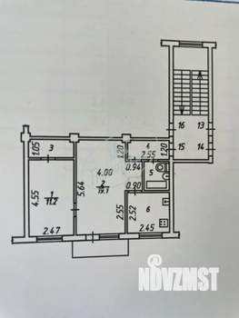 2-к квартира, вторичка, 45м2, 4/5 этаж