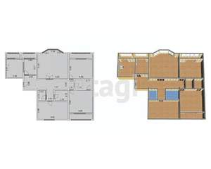 4-к квартира, вторичка, 150м2, 7/9 этаж