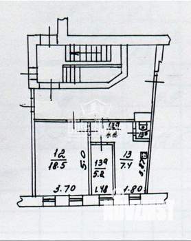 1-к квартира, вторичка, 36м2, 2/2 этаж