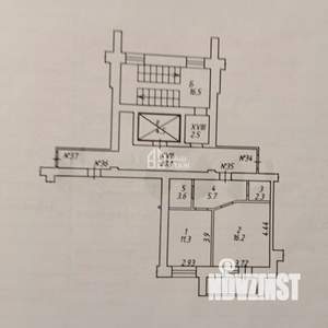 1-к квартира, вторичка, 39м2, 4/9 этаж