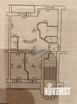 3-к квартира, вторичка, 102м2, 4/5 этаж