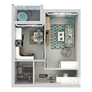 1-к квартира, вторичка, 40м2, 1/3 этаж