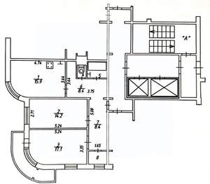 2-к квартира, вторичка, 69м2, 1/10 этаж
