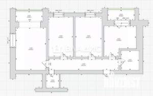 3-к квартира, вторичка, 72м2, 2/9 этаж