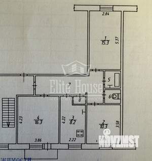 3-к квартира, вторичка, 65м2, 6/9 этаж