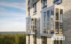 1-к квартира, строящийся дом, 44м2, 8/25 этаж