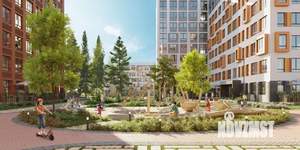 2-к квартира, строящийся дом, 52м2, 4/9 этаж