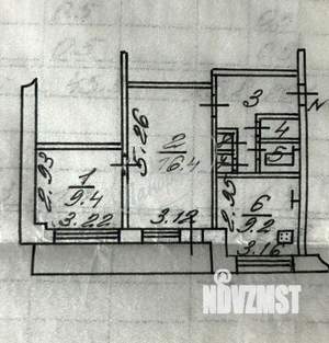 2-к квартира, вторичка, 46м2, 5/5 этаж