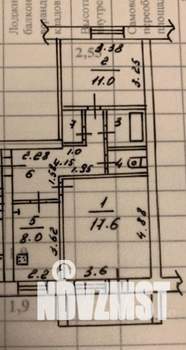 2-к квартира, вторичка, 50м2, 1/5 этаж