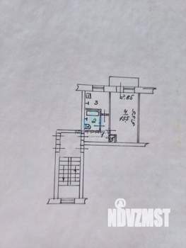1-к квартира, вторичка, 30м2, 4/5 этаж