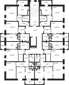 1-к квартира, вторичка, 32м2, 6/9 этаж