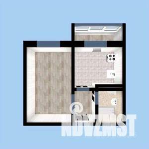 1-к квартира, вторичка, 37м2, 9/10 этаж