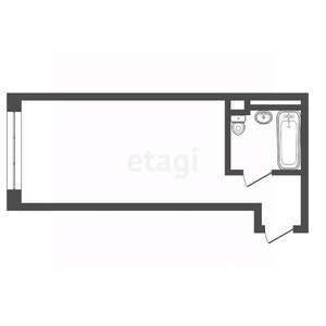 Студия квартира, вторичка, 29м2, 11/18 этаж