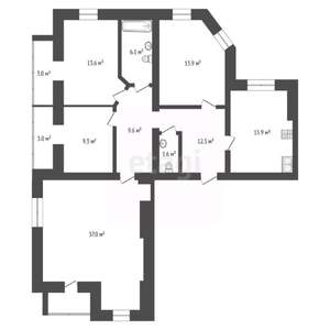 4-к квартира, вторичка, 130м2, 4/10 этаж