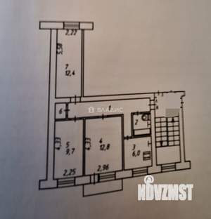 3-к квартира, вторичка, 55м2, 5/5 этаж