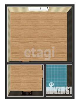 Студия квартира, вторичка, 25м2, 13/17 этаж