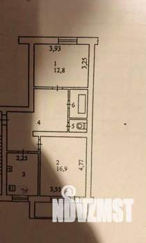 2-к квартира, вторичка, 58м2, 4/5 этаж