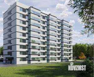 1-к квартира, строящийся дом, 43м2, 3/9 этаж