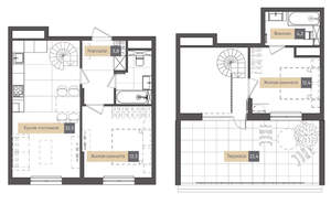 2-к квартира, вторичка, 84м2, 14/14 этаж