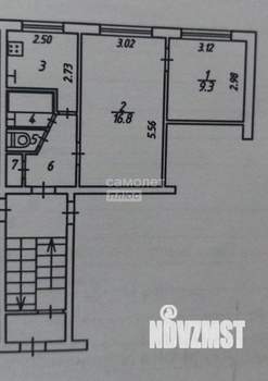 2-к квартира, вторичка, 40м2, 1/5 этаж
