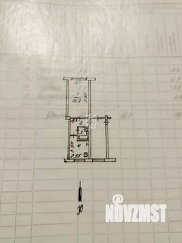 1-к квартира, вторичка, 32м2, 5/5 этаж