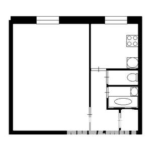 1-к квартира, вторичка, 35м2, 3/5 этаж