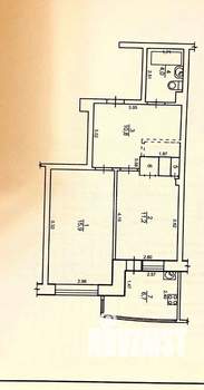 2-к квартира, вторичка, 50м2, 10/22 этаж