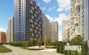 2-к квартира, строящийся дом, 58м2, 15/25 этаж