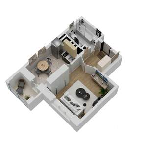 1-к квартира, строящийся дом, 32м2, 9/9 этаж