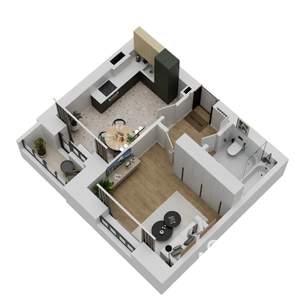 1-к квартира, вторичка, 37м2, 1/3 этаж