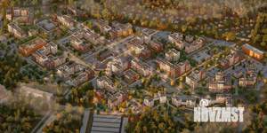 2-к квартира, строящийся дом, 56м2, 4/9 этаж