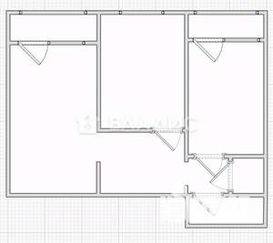 2-к квартира, вторичка, 64м2, 6/10 этаж