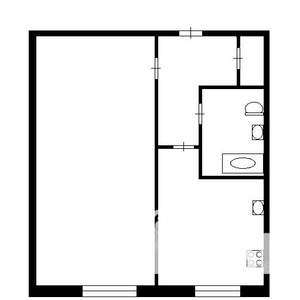 1-к квартира, вторичка, 30м2, 2/5 этаж