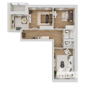 3-к квартира, вторичка, 87м2, 3/3 этаж