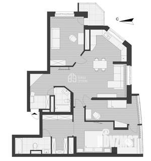 3-к квартира, вторичка, 115м2, 21/22 этаж