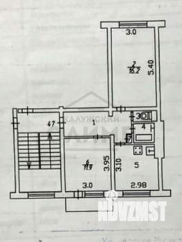 2-к квартира, вторичка, 46м2, 5/5 этаж