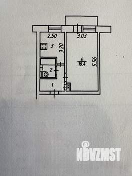 1-к квартира, вторичка, 30м2, 5/5 этаж