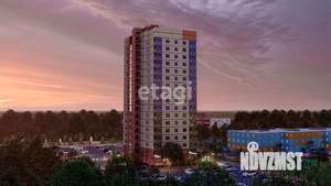 2-к квартира, строящийся дом, 68м2, 11/22 этаж