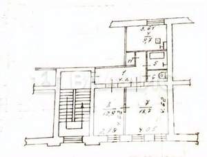 2-к квартира, вторичка, 58м2, 4/4 этаж