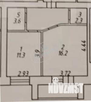 1-к квартира, вторичка, 39м2, 4/9 этаж