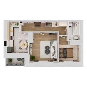 2-к квартира, вторичка, 50м2, 3/3 этаж