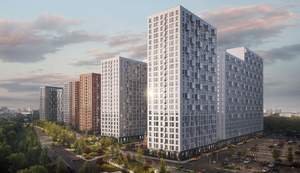 2-к квартира, строящийся дом, 58м2, 13/25 этаж