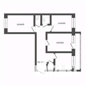 3-к квартира, вторичка, 67м2, 2/9 этаж