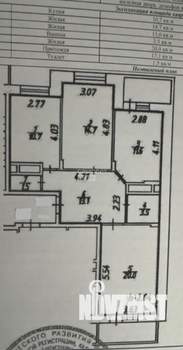 3-к квартира, вторичка, 75м2, 10/20 этаж