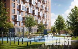 1-к квартира, строящийся дом, 34м2, 20/25 этаж