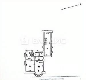 2-к квартира, вторичка, 44м2, 1/2 этаж