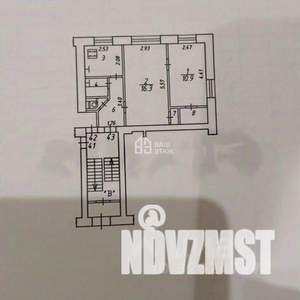 2-к квартира, вторичка, 42м2, 1/5 этаж