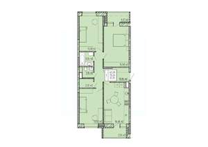 3-к квартира, вторичка, 82м2, 5/18 этаж