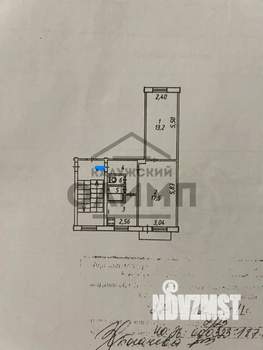 2-к квартира, вторичка, 45м2, 3/5 этаж